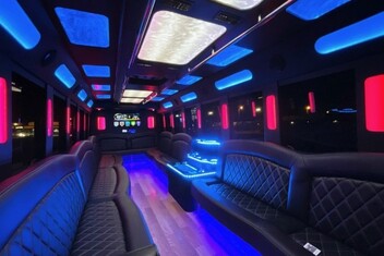 Fort Worth Limousine Bus Interior