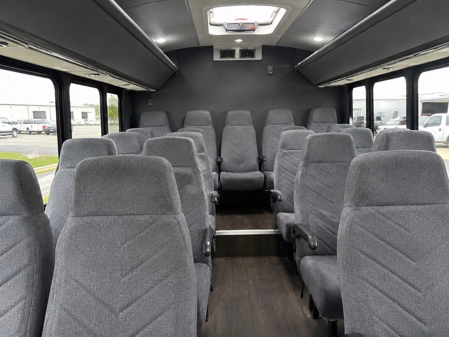 15 passenger minibus inside