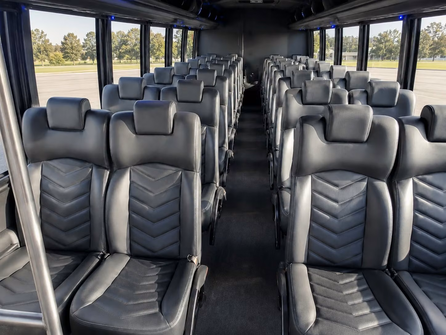 20 passenger minibus interior