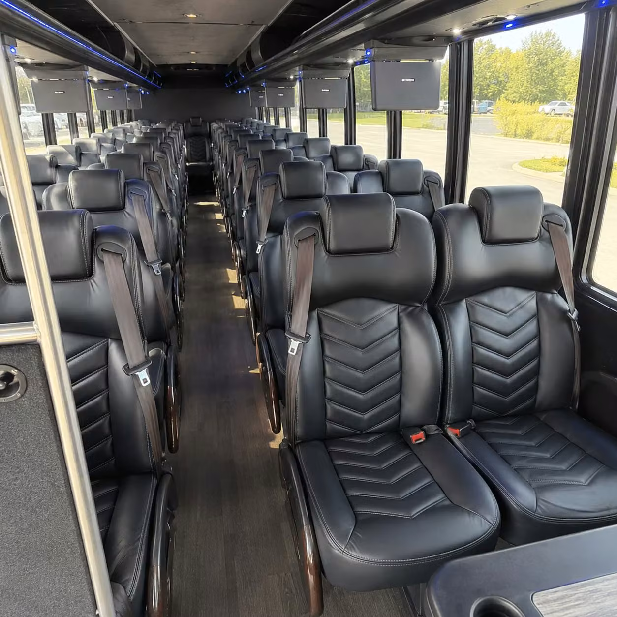 25 passenger minibus inside