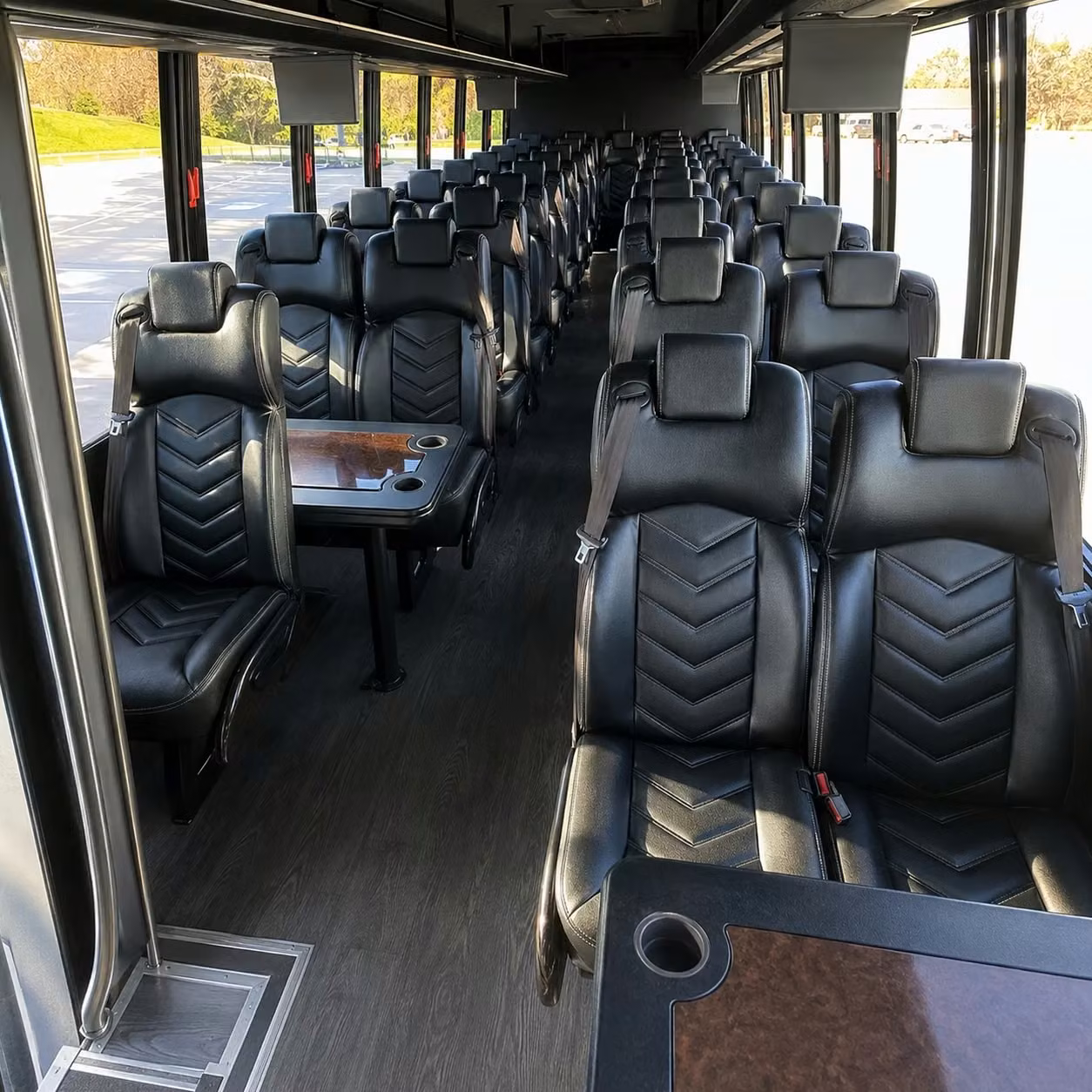 28 passenger minibus interior