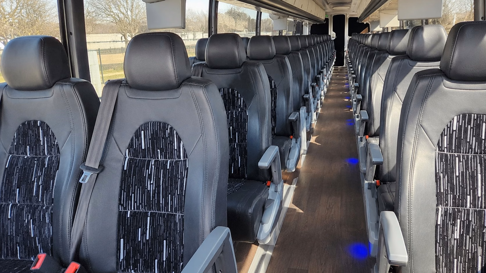 how bus type and size change charter bus rental prices in fort worth texas