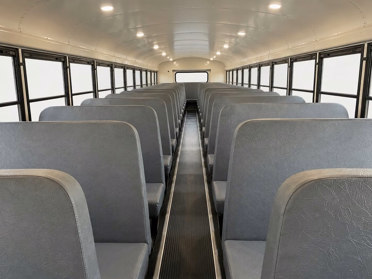 school bus interior